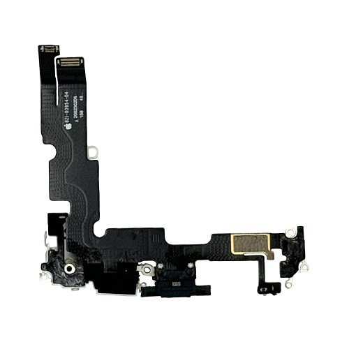 Шлейф с разъемом зарядки и микрофоном для iPhone 14 Plus (Черный) (AASP) 1