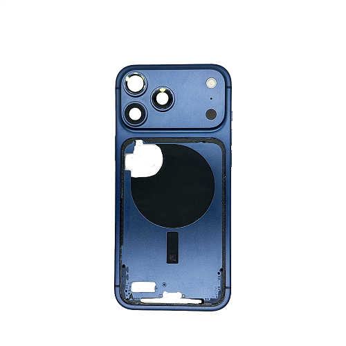 Средняя часть корпуса для смартфона Apple iPhone 17 Pro Max (Синий | Blue) (Разбор) с поддержкой цифровой сим-карты (SIM)